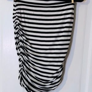 Striped bodycon mini skirt size small